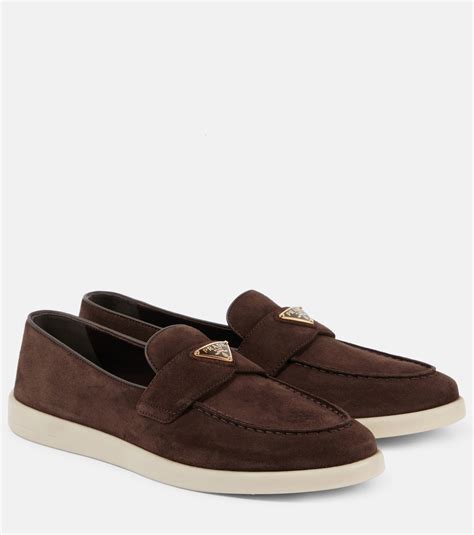 Saint Tropez suede loafers in brown 